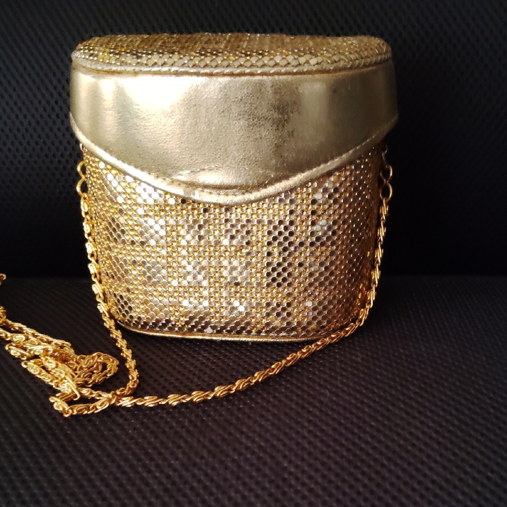 Gold Chain Mesh Bag